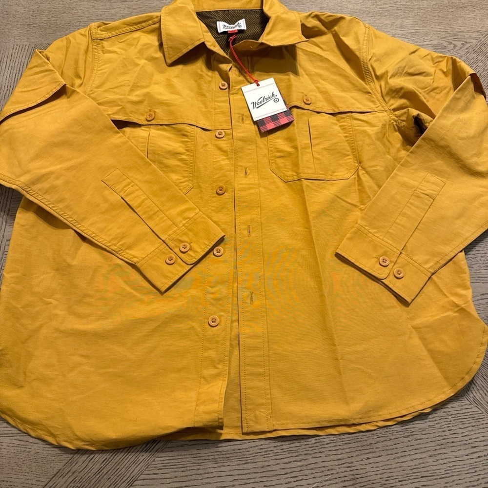 NWT Woolrich Lined Fishing Shirt Jacket Mens Small Or Medium